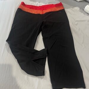 Victoria's Secret Red and Black Leggings